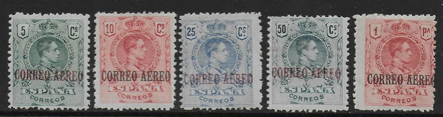 Spain stamps 1920 MI 250-254 MLH VF AIRMAIL