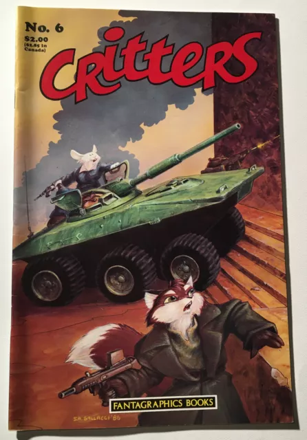 Critters #6 - Early Usagi Yojimbo - Fantagraphics - Stan Sakai - VF