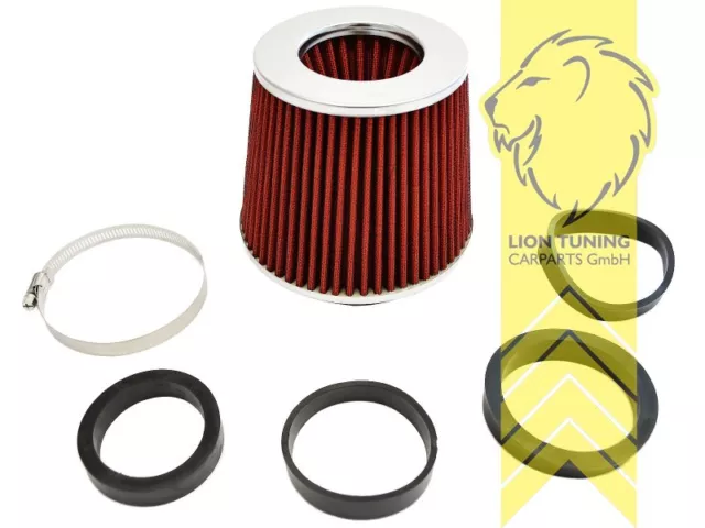 Sportluftfilter offener Luftfilter Pilz Universal Filter für Audi A2 A3 A4 A5 A6