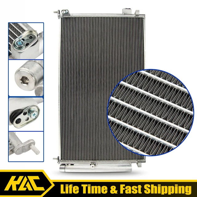 Aluminum  A/C Condenser with Drier For 2006-2011 Honda Civic DX EX LX HO3030143
