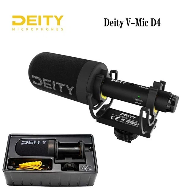 DEITY V-Mic D4 DSLR Microphone Shotgun On-Camera Mic fr Smartphone Laptop Tablet DEITY V-Mic D4 DSLR Microphone Shotgun On-Camera Mic fr Smartphone Laptop Tablet