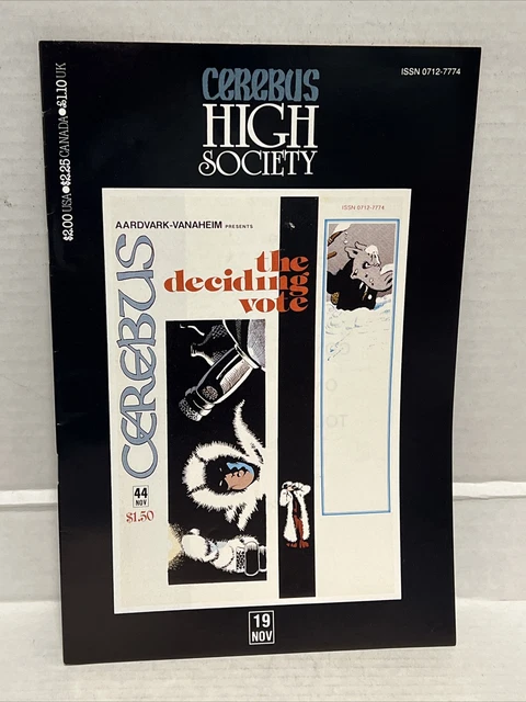 Cerebus High Society #19; Aardvark-Vanaheim | 44 Dave Sim