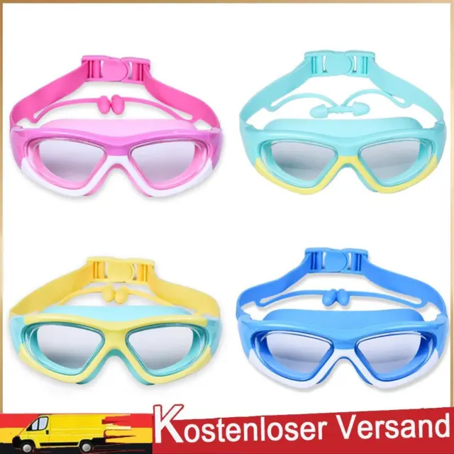 Swimming Goggles Anti-Fog Kids Swim Goggles for 3-12 Years Children Boys Girls