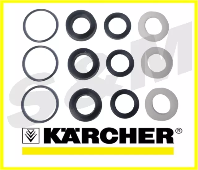 Genuine Karcher Seal Oring Repair Kit HDS 558 601 500 801B  Pump Pressure Seals