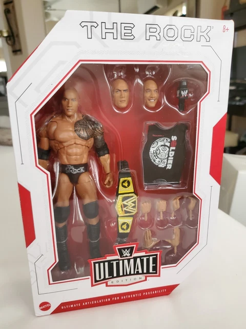 WWE ULTIMATE EDITION THE ROCK Figure Series 10 Mattel 2021 Elite