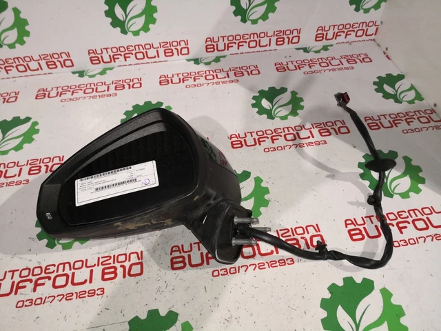 Specchietto Retrovisore Sinistro Derb Per Auto | Elettrico | Calotta Nera | Ricambio - Foto 13