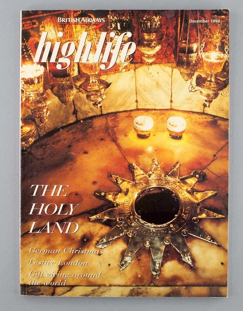 BRITISH AIRWAYS HIGHLIFE Airline Inflight Magazine December 1994 Ba