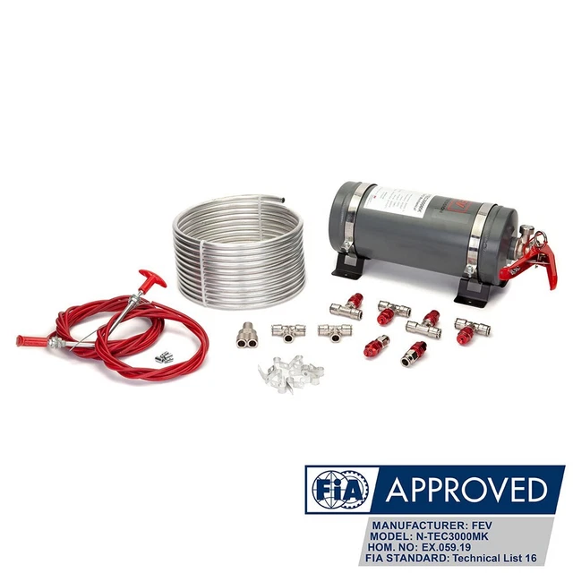 FEV 3KG Novec 1230 Mécanique Gas Fia Feu Suppression Système N-TEC3000MK