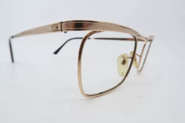 Vintage gold filled eyeglasses frames ALGHA 20 made in England 46-22 140