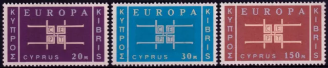 Cyprus 1963 Europa CEPT Unity set (3) **MNH, SG 234/6 cat £22