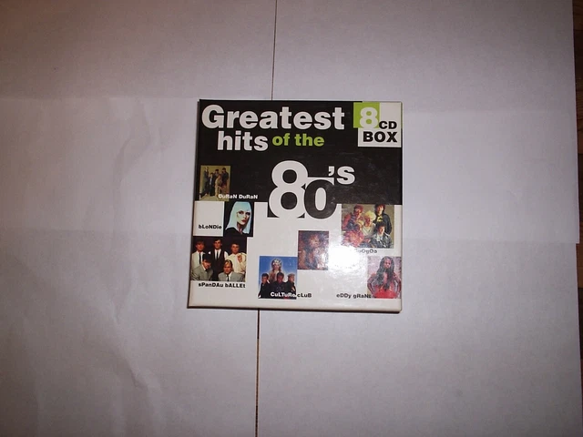 GREATEST HITS OF The 80S, 8 Cd Box Set,Duran Duran,Blondie,Culture Club