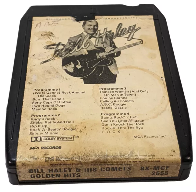 BILL HALEY COMETS | GOLDEN HITS | B+ | 8-track 8 track tape cassette cartridge