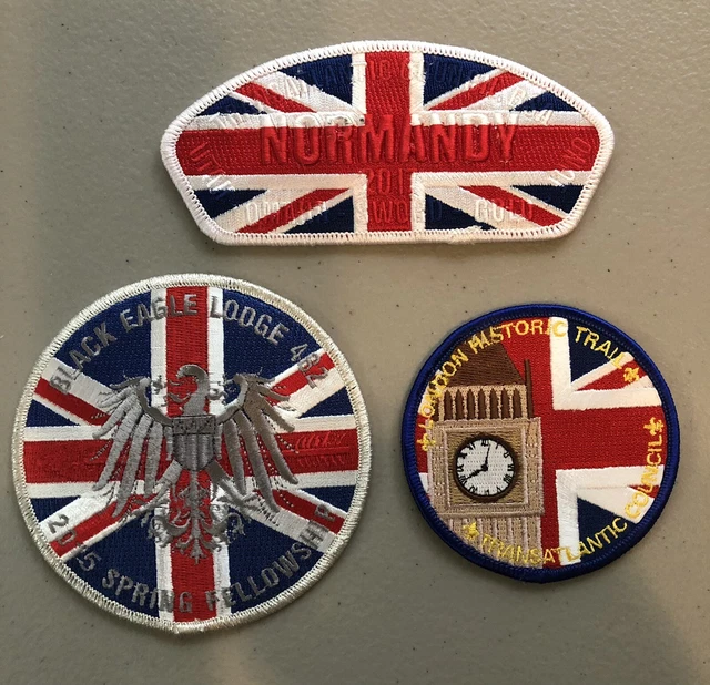 Transatlantic Council, Black Eagle 482 UK Patch Lot