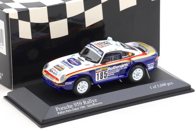 Kit De Inicio Montado 1/43 - Porsche 959 Rothmans París Dakar 1985