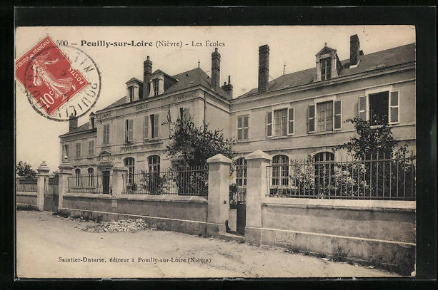 CPA Pouilly-sur-Loire, les Écoles 1915