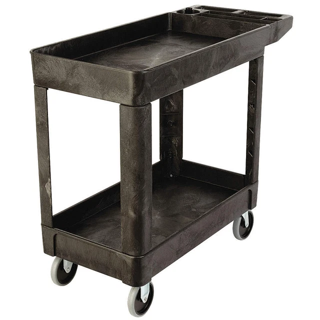 RUBBERMAID COMMERCIAL PRODUCTS FG450089BLA Utility Cart,500 lb. Load Cap.