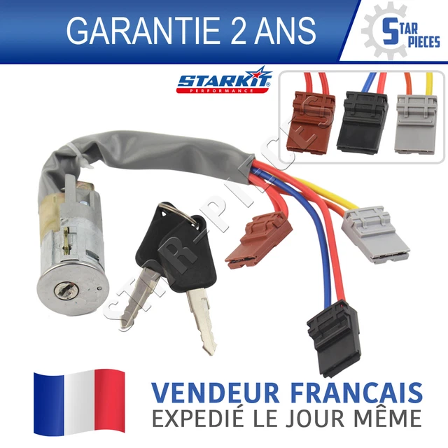 Serrure Antivol De Direction NEIMAN Pour Peugeot 306 1993-1997 - Avec 2 Clés à 6 Fils