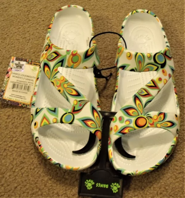 New Dawgs Womens Loudmouth Z Sandals Shagdelic White Size 9 New Dawgs Womens Loudmouth Z Sandals Shagdelic White Size 9