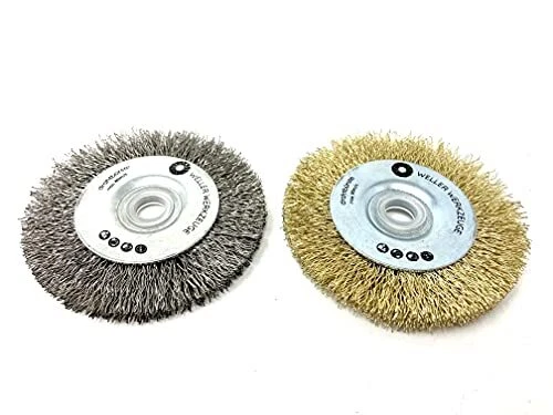 Wellerwerkzeuge Lot de 2 brosses métalliques pour meuleuse d'angle Bosch GWS ...