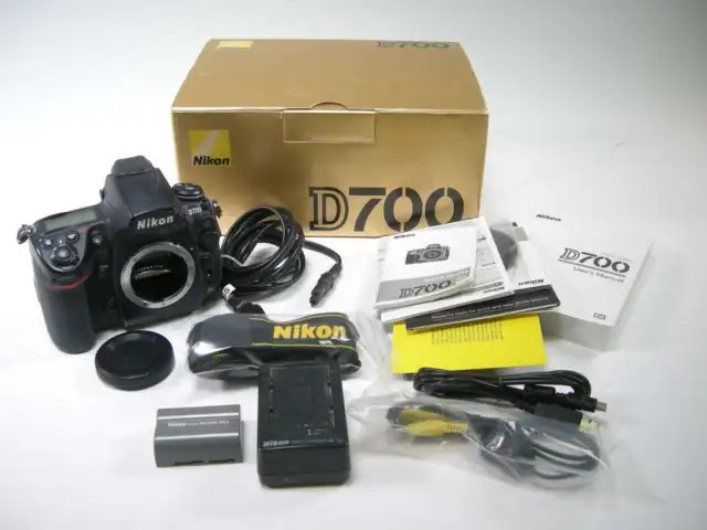 Nikon D700 12.1mp Digital SLR Body Only Shutter Ct. 419,400