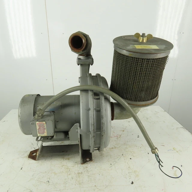 North American 2308-11/3-T.5 Turbo Blower 1/2Hp 208-230/460V 3Ph 3450RPM