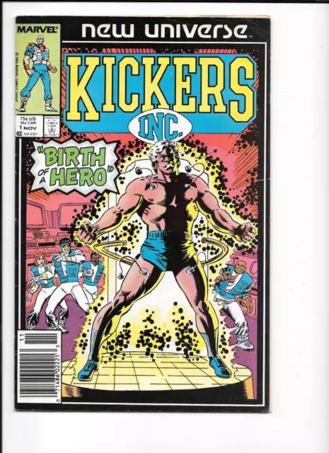 New Universe Kickers Inc. #1 Marvel Comic Book 1986