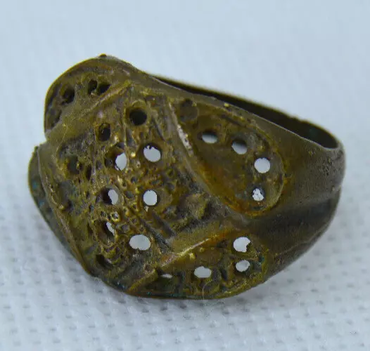 Genuine Ancient Antique Bronze Ring Viking Amazing Artifact Authentic Stunning