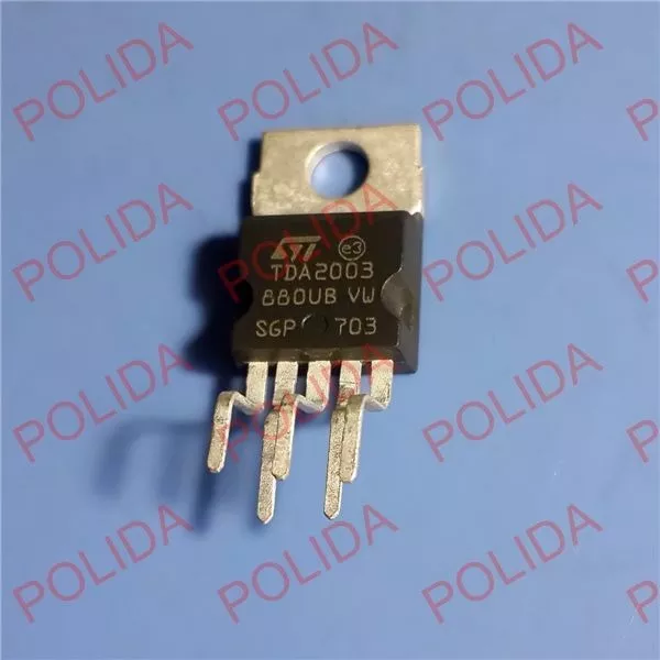 10Pcs Audio Amplifier Ic St To-220-5 Tda2003 Tda2003V E-Tda2003V