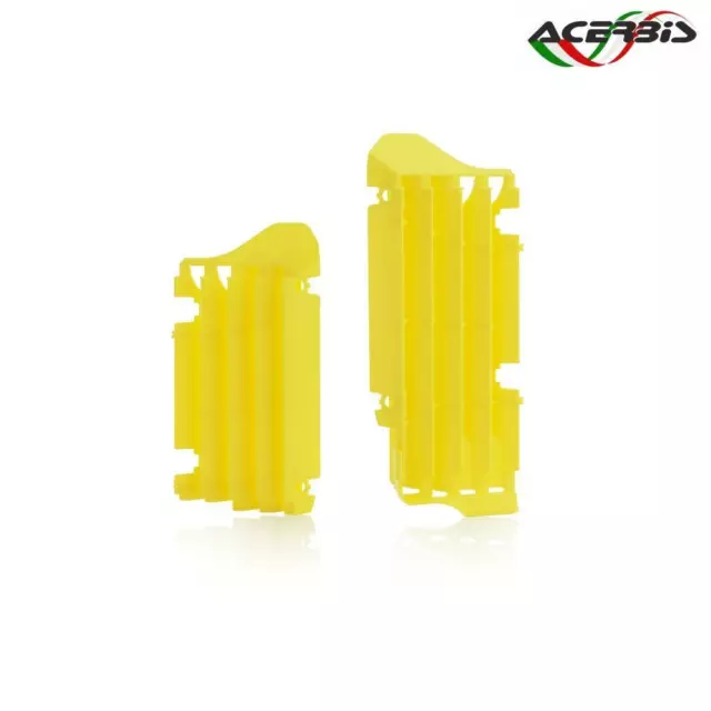 Acerbis 2X Griglie Copri Radiatore Giallo Per Suzuki 250 Rmz 4T 2019-2019