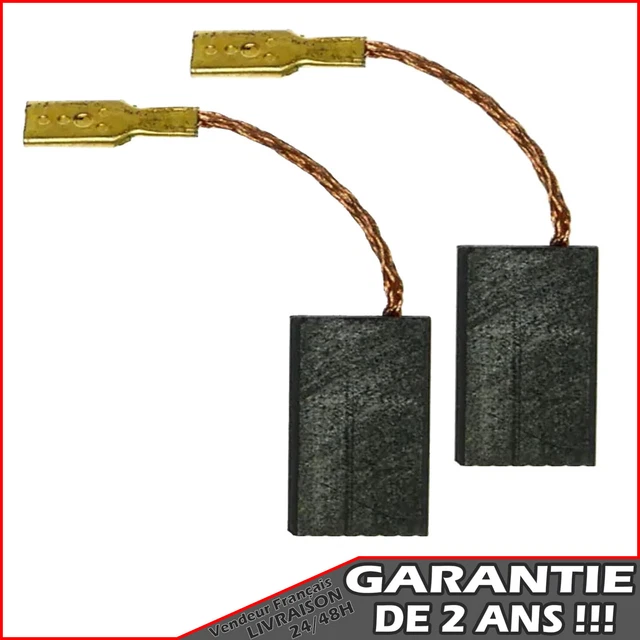 2 Balais De Charbon Moteur CB325 16x11x5mm - Universel / Compatible Makita - Neuf