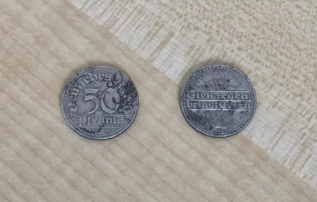 Deutsches Reich - 1921 - Sich regen bringt Segen - 50 Pfennig