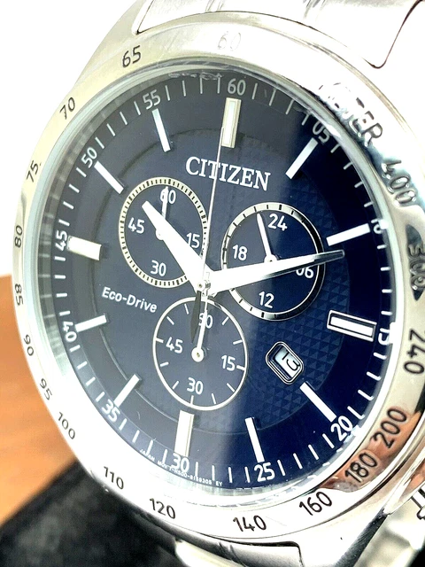 Orologio Uomo Citizen Eco-Drive Cronografo Blu Ottagonale CA4590-81L