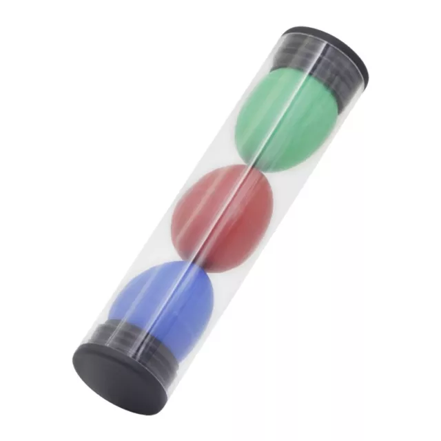 3Pcs Egg-Shaped Shaker Smooth Musical Instrument Tool Early Learning Musical Toy