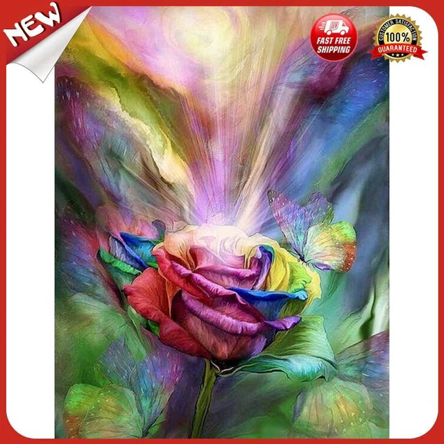 Pintura al óleo de plantas con racimo de flores del Reino Unido por números hágalo usted mismo dibujo 30x40 cm (FL18-S)