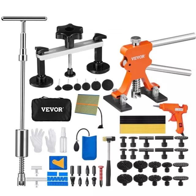 VEVOR 69PCs Kit Débosselage Carrosserie Outils de Débosselage sans Peinture Auto