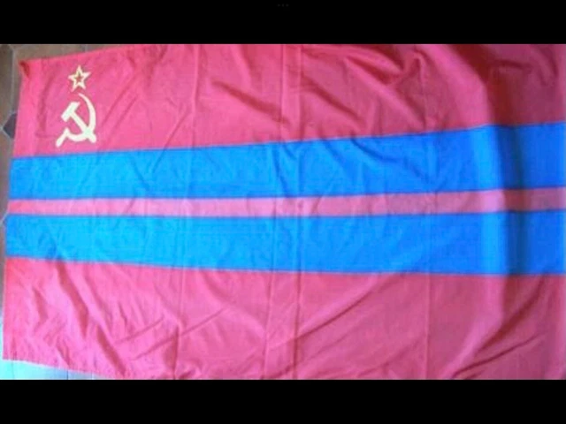 Drapeau RSS D'Azerbaïdjan (avant 1991) - URSS - 180x90cm - Occasion