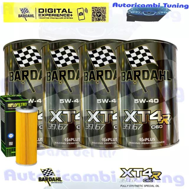 Kit De Mantenimiento Aceite Bardahl XT4R 5W40 + Filtro para KTM 1090 Adventure