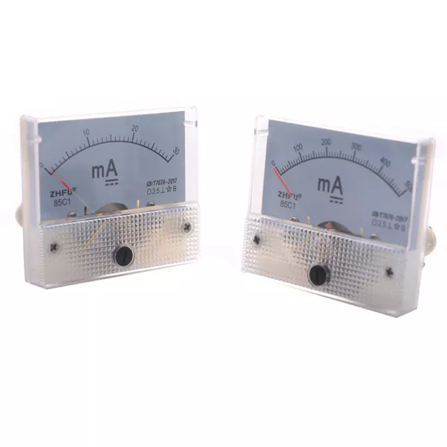 Ammeter DC 0-30mA 0-50mA Analog Amp Panel Meter Current for CO2 Laser EngraviEN