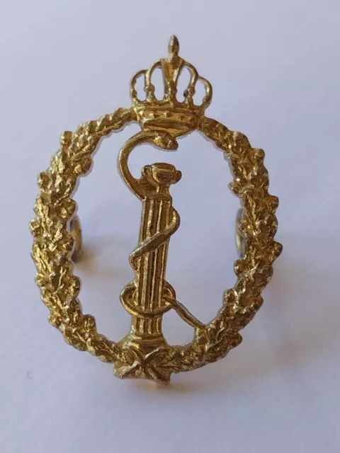 Vintage raro emblema del distintivo del berretto militare dell'esercito...
