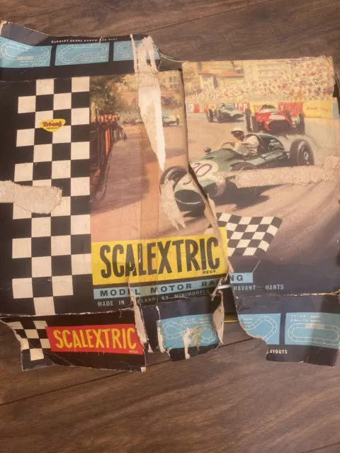 Scalextric Vintage Set 50 Boxed With All Sorts Of Bits