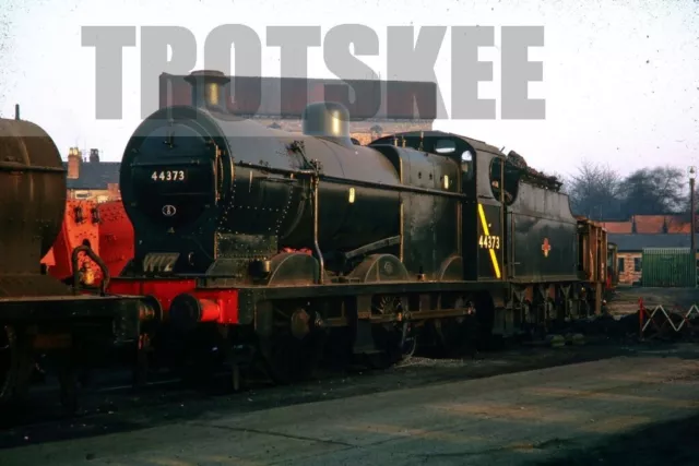 35mm Slide BR British Railways Steam Loco 44373 Class 4F-C Crewe 1965 Original