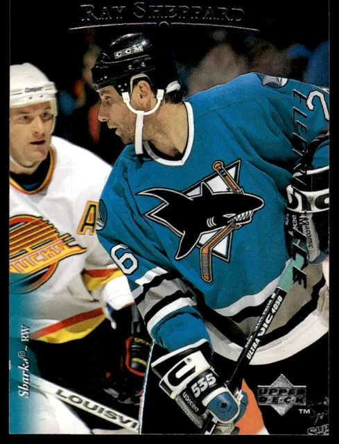 1995-96 Upper Deck Electric Ice Ray Sheppard San Jose Sharks #348 R33