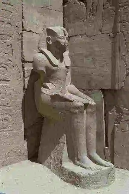 466064 Statue Of Thoutmosis III Amon Temple Karnak Egypt A4 Photo Print