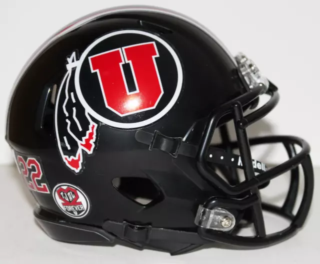 2022 Utah Utes Custom Riddell Mini Helmet vs UCLA