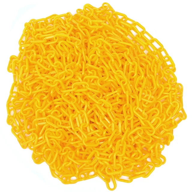 25 M Catena in plastica ornamenti gialli accessorio controllo folla