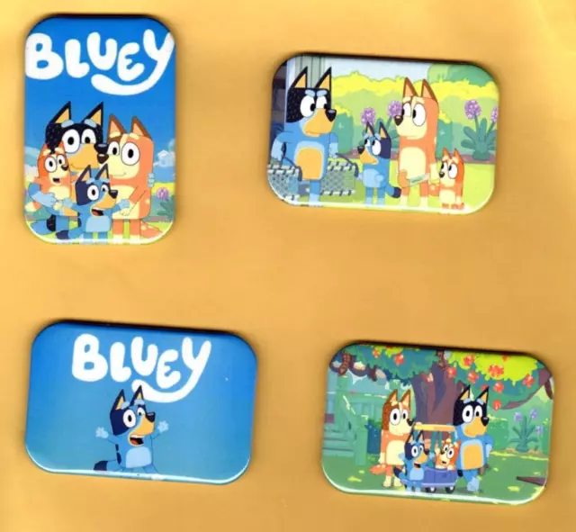 Bluey   4 Refrigerator Magnet  2" X 3"  With Rounded Corner