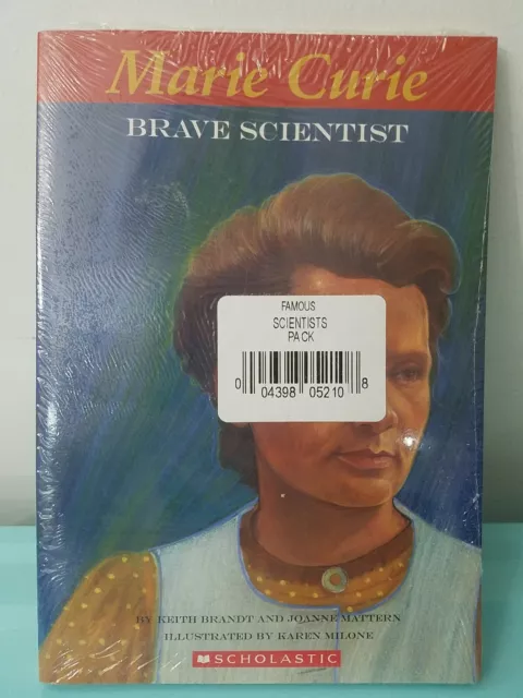 Scholastic Famous Scientists Pack Marie Curie Albert Einstein Books