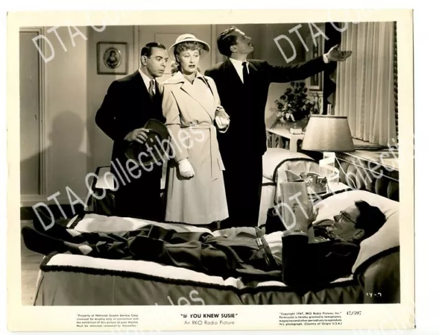 If You Knew Susie-1947-8 X 10 Still-Fn-Comedy-Music-Joan Davis-Eddie Cantor Fn