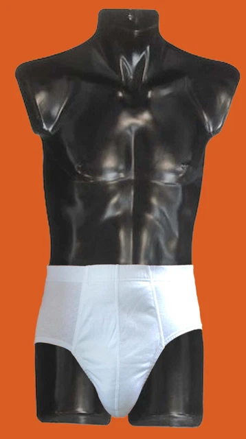 Slip Homme Kangourou Eminence - Taille XL - Neuf Avec étiquettes - Vintage Coton Blanc