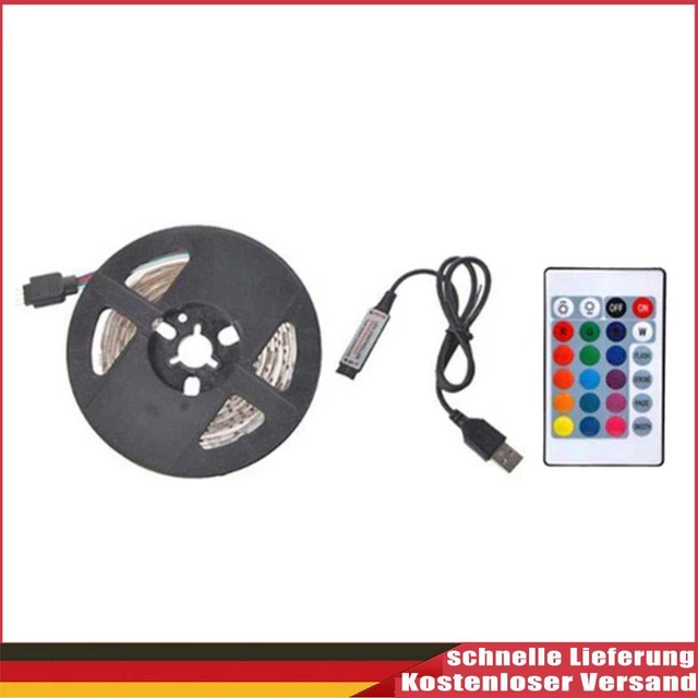 LED LICHTERKETTE,5V SMD 5050 USB LED Lichtleiste Remote TV Hintergrund